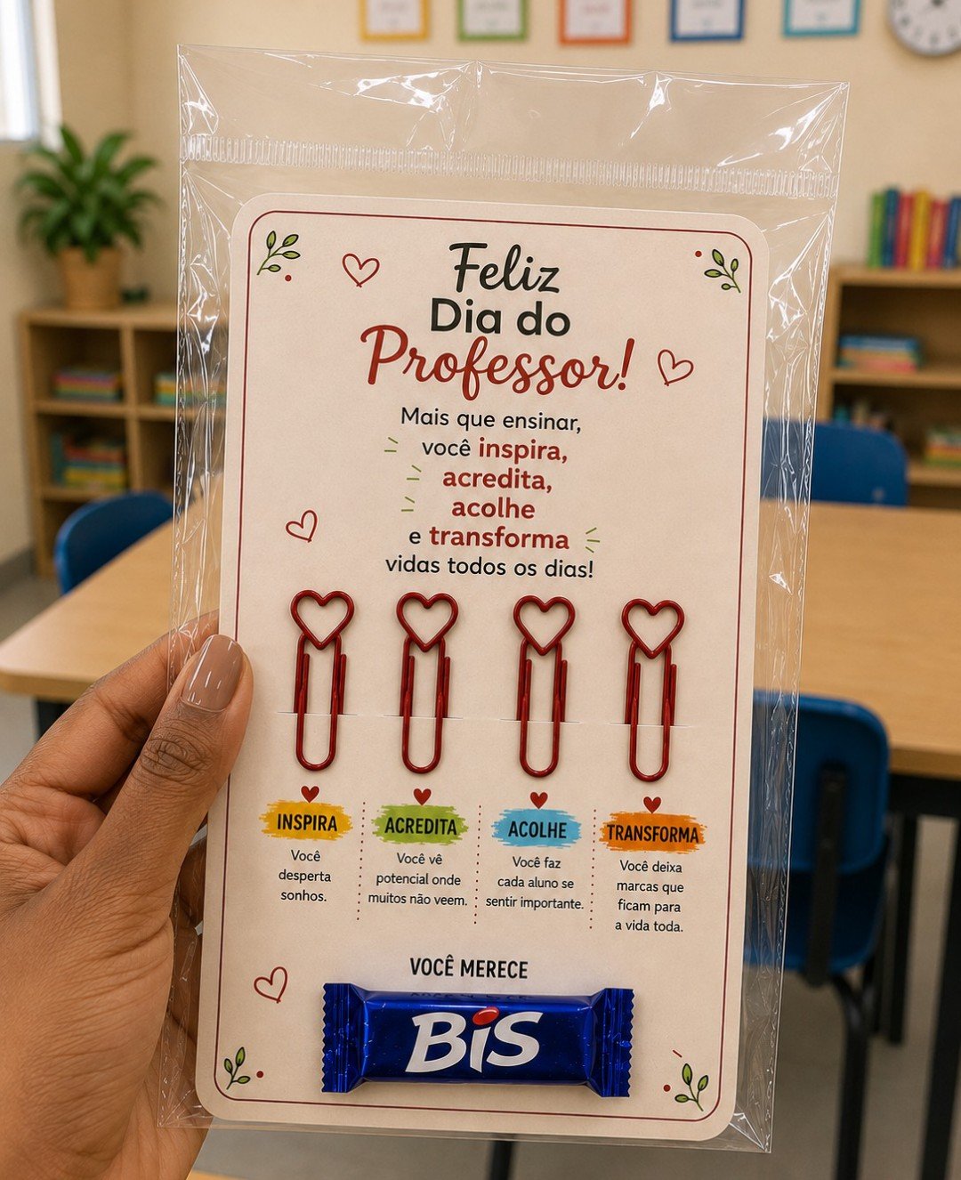 Kit Card Personalizado Com Biz E Clips 3D
